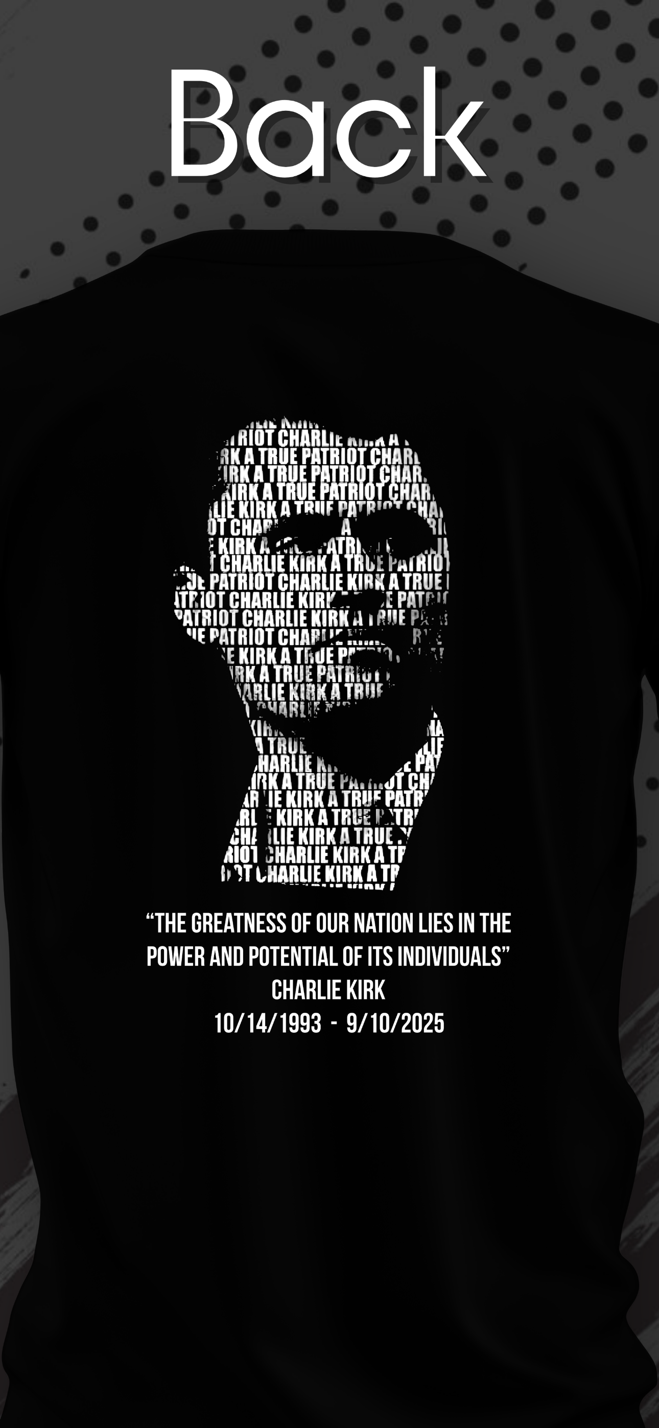 Charlie Kirk Tee