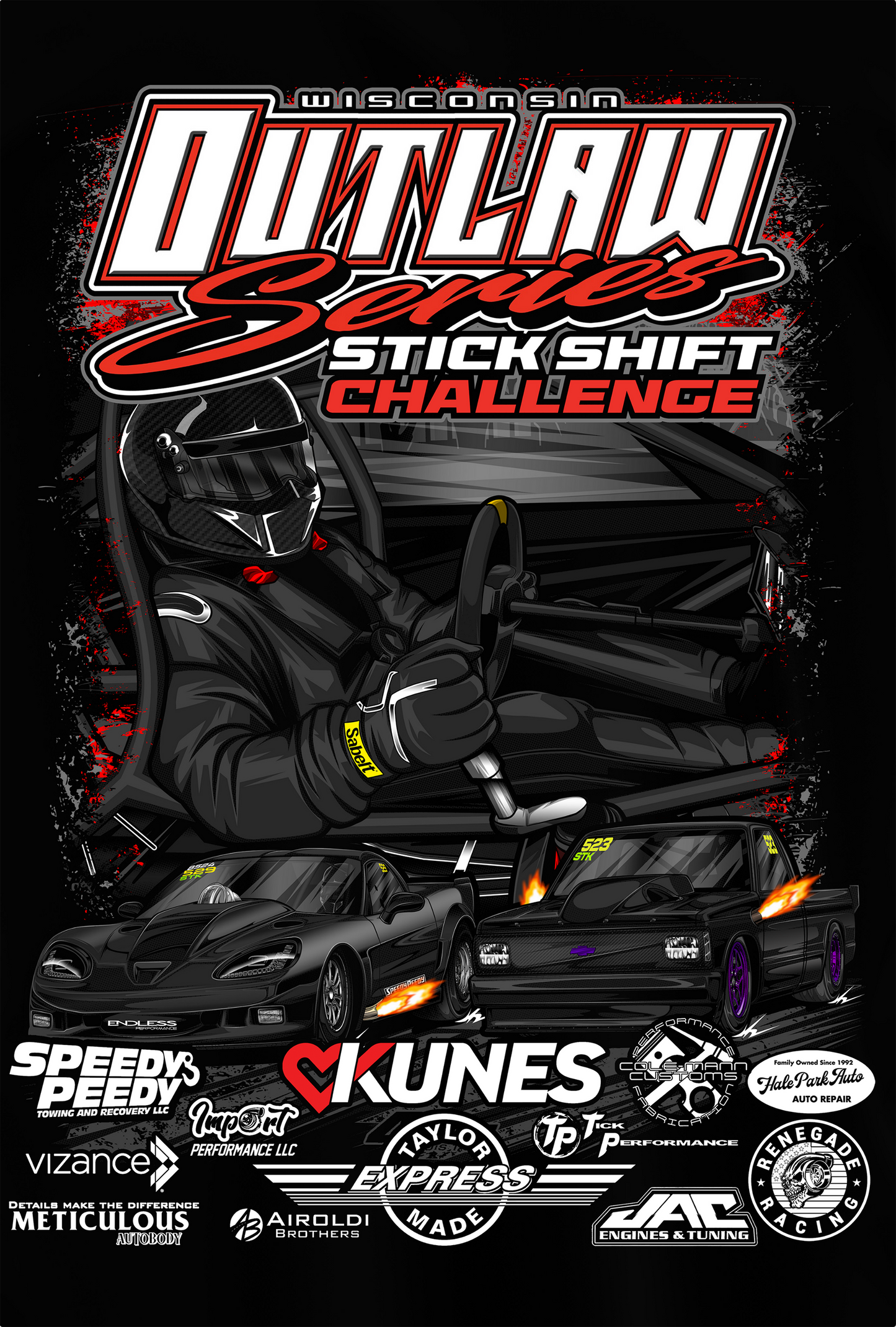 Wisconsin Stick Shift Challenge Shirt